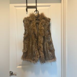 Real fur jacket